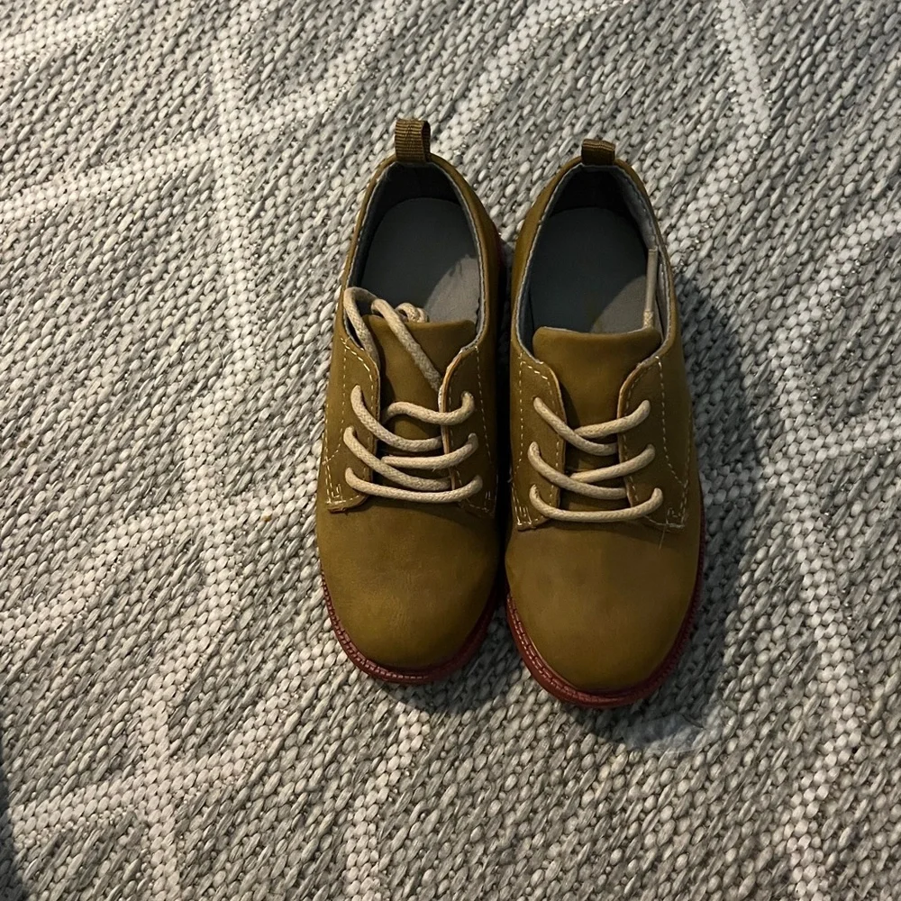 Carter's Olive Green Kids Dress Shoes